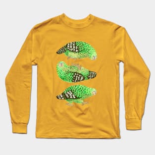 Three Kakapo Long Sleeve T-Shirt